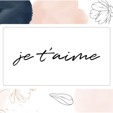 je t'aime. Events, Graphic Design, Floral, and Plant Design project by Adriana Santos - 10.15.2023