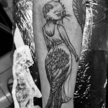Mi proyecto del curso: Técnicas de tatuaje blackwork con línea fina. Desenho de tatuagens projeto de Veronica Molinares Borda - 05.10.2023