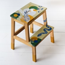 Mijn project van de cursus: Decoratietechnieken voor meubels met acrylverf. Un proyecto de DIY, Carpintería, Pintura decorativa, Restauración, upc y cling de muebles de carmabelle - 19.10.2023