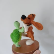 My project for course: Needle Felting Animal Creation. Arts, Crafts, To, Design, Fiber Arts, Needle Felting, and Textile Design project by cuttheplot - 08.22.2022