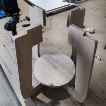 My project for course: Introduction to CNC Router Furniture Design. Furniture Design, Making, Industrial Design, Product Design, Woodworking, and Digital Fabrication project by gustic.gx - 10.22.2023
