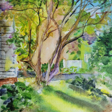 My project for course: Dreamy Watercolor Landscapes: Paint with Light. Un proyecto de Pintura y Pintura a la acuarela de NANCY POLO - 21.10.2023