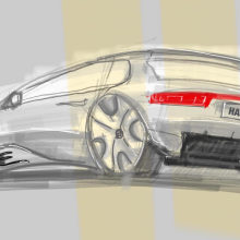 My project for course: Car Design sketching. Design, Industrial Design, and Product Design project by Jovenel Monilla - 10.23.2023