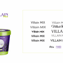 Villain Mix. Br, ing e Identidade, Design gráfico, Tipografia, Stor, telling, e Desenho tipográfico projeto de Mario Villalva - 25.10.2023