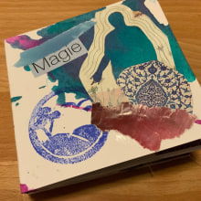 Mein Abschlussprojekt für den Kurs: Kreatives Notizbuch: Collage, Stempel, Decoupage. Un proyecto de Ilustración tradicional, Collage, Papercraft y Sketchbook de i5s4a3b2e1l0l - 29.10.2023