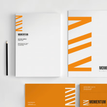 Identidad corporativa Momentum. Design project by Cristina J. Granados - 04.05.2020