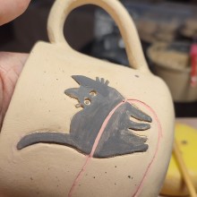 My project for course: Stamp Making for Textured Pottery. Arts, Crafts, Fine Arts, Decoration, Ceramics, and DIY project by mainsartavenue - 10.19.2023