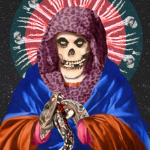 Virgen de la autodestruccion. Design, Collage, and Digital Illustration project by Diego Escalona Fuentes - 11.03.2023