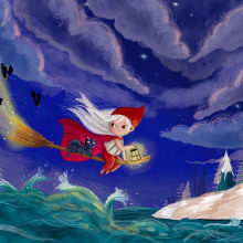My project for course: Children’s Illustration with Procreate: Paint Magical Scenes. Digital Illustration, Children's Illustration, Digital Painting, and Picturebook project by vyhaminhngoc2012 - 11.05.2023