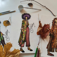 Meu projeto do curso: Ilustração de croqui de moda. Ilustração tradicional, Moda, Esboçado, Design de moda, Desenho digital, e Desenho de moda projeto de Virginia Tertuliano - 10.10.2023