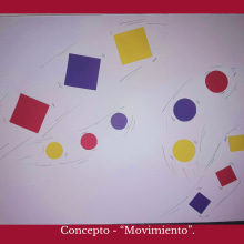 Representación del concepto "Movimiento". Design project by Francys Vásquez Santander - 11.07.2023