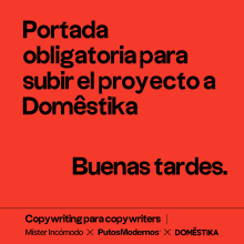 Mi abyecto del curso: Copywriting para copywriters. Publicidade, Cop, writing, Stor, telling, e Comunicação projeto de mister_incomodo - 07.11.2023