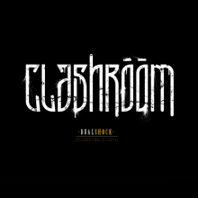 CLASHROOM Records. Logo Design, Digital Illustration, T, pograph, and Design project by Álvaro Ruiz Sánchez - 11.07.2023