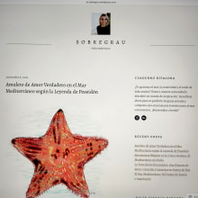 Mi proyecto del curso: Introducción al blogging es Orillas Mediterráneas . Un proyecto de Ilustración tradicional, Fotografía, Mobile marketing, Marketing de contenidos, Comunicación y Redacción de contenidos		 de Isabel Sobregrau - 09.10.2023