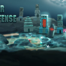 Key Art  for Nuclear Shark Defense . Un proyecto de Diseño de juegos, Ilustración digital, Videojuegos, Desarrollo de videojuegos y Pintura digital de fireforge - 02.09.2023