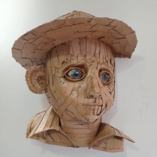 Niño campesino. Design de personagens, Artesanato, Artes plásticas, e Escultura projeto de Andrés Ortiz - 03.11.2023
