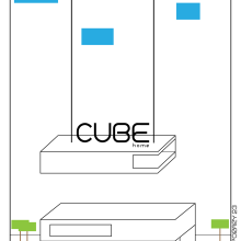 CUBES IN ARCHITECTURE - home - edification - interiors. Un proyecto de Diseño, Arquitectura, Diseño gráfico, Diseño de carteles e Ilustración digital de Álvaro Maggioni Ransolin - 17.11.2023