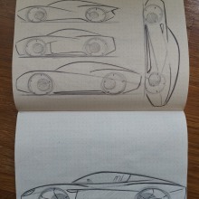 Mi proyecto del curso: Diseño de automóviles: el boceto. Un proyecto de Diseño, Diseño industrial, Diseño de producto y Bocetado de Tomás Borsari - 19.11.2023