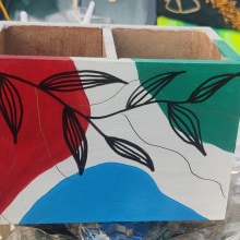 My project for course: Acrylic Painting for Furniture Decoration. Decorative Painting project by Stacey Fernandes - 11.19.2023
