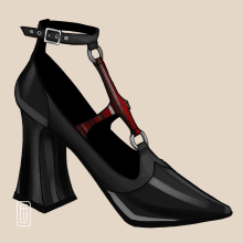 My project for course: Design Shoes from Scratch. Design, Accessor, Design, Fashion, Shoe Design, Fashion Design, and Fashion Illustration	 project by Elisa Ramirez - 11.22.2023