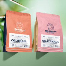 GUANACO COFFEE BRANDING. Un proyecto de Diseño, Publicidad, Br, ing e Identidad, Packaging y Diseño de logotipos de Antonio Sierra - 23.11.2023