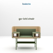 The Go-ichi Chair by Louiesto. Un proyecto de Diseño, creación de muebles					, Diseño industrial y Diseño de producto de Perry Estocado - 22.11.2023