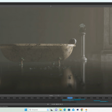 Bath room scene. 3D project by Samuel Mba - 11.26.2023