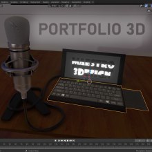 Portfolio 3D. Un progetto di Design, Pubblicità, Web design, Rigging, Animazione 3D e Modellazione 3D di Marco Maestro - 23.11.2023