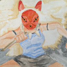 Mon projet du cours : Illustration manga à l'aquarelle. Ilustração tradicional, Desenho, Pintura em aquarela, e Mangá projeto de maite.lancon - 29.11.2023