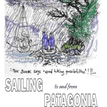 SAILING to and from PATAGONIA through comics and cartoons, book selfpublished. Traditional illustration, Editorial Design, Comic, and Graphic Humor project by Antonella Antonioni - 01.15.2022