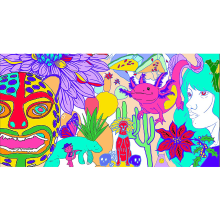 Sesión de murales – 24 de noviembre de 2023. Pintura, Arte urbana, Ilustração digital, Pintura Acrílica, e Pintura decorativa projeto de japoneco - 13.11.2023