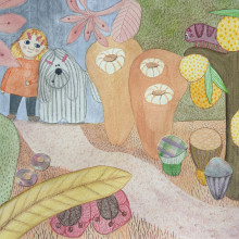 My project for course: Children's Narrative Illustration with Mixed Techniques. Traditional illustration, Collage, Pencil Drawing, Children's Illustration, Narrative, Gouache Painting, and Picturebook project by jessie.salomonsson - 12.05.2023