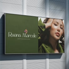 brand identity - Dra. Ruana Marcele. Design, and Traditional illustration project by Ana Campanelli - 12.07.2023