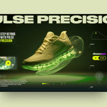 Pulse Precision Concept. Design, UX / UI, 3D, Art Direction, Product Design, and Web Design project by viviennze - 12.07.2023