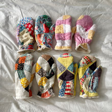 Quilt Salvage Mittens. Photograph, Fashion, and Sewing project by Alexis DeCruydt - 12.17.2023