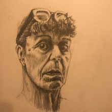 Mon projet du cours : Portraits à facettes : techniques de dessin au graphite. Desenho de retrato projeto de Jacques Guérin - 19.12.2023