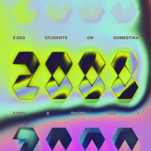 2.000 Students – Typo Animation. Un proyecto de Diseño, Motion Graphics, Diseño gráfico, Tipografía, Diseño tipográfico y Tipografía cinética de Martin Naumann - 12.12.2023