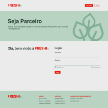 Freshi. Design, Web Development, and Portfolio Development project by Isabella Viana - 12.19.2023