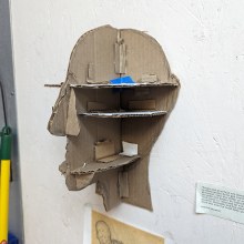 Project for course: Cardboard Sculptures for Beginners: human head. Character Design, Arts, Crafts, Fine Arts, and Sculpture project by Sandra Stowell - 12.21.2023