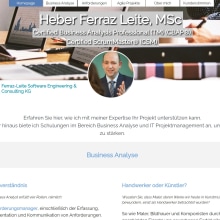 My new Website, all texts edited and improved with ChatGPT (website in german). IT, Web Design, and Business project by Heber Ferraz Leite - 12.26.2023