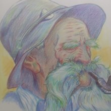 Mi proyecto del curso: Dibujo de retratos llamativos con lápices de colores. Desenho, Desenho de retrato, Sketchbook, e Desenho com lápis de cor projeto de Marco Antonio Abanto Ventura - 27.12.2023