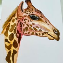 My project for course: Watercolor Illustration: Painting Realistic Wildlife. Fine Arts, Painting, Watercolor Painting, and Naturalistic Illustration project by Alice Chal - 12.28.2023