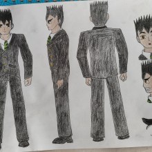 Mi proyecto del curso: Dibujo de personajes manga desde cero. Un proyecto de Ilustración tradicional, Diseño de personajes, Cómic, Dibujo a lápiz, Dibujo y Manga de Jodie Rey Romero - 29.12.2023