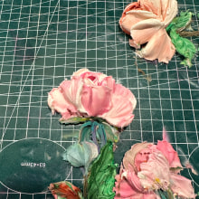 My project for course: Cake Design: Easy Buttercream Flowers with a Palette Knife. Culinária, DIY, Artes culinárias, Design floral e vegetal, Lifest, e le projeto de pmahesan1970 - 31.12.2023