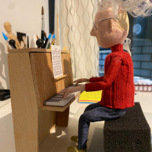 El pianista. Un proyecto de Artesanía, Stop Motion y Art to de Paco Egea - 24.12.2023