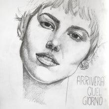 Il mio progetto del corso: Ritratto su blocco da disegno: esplora il volto umano. Sketching, Drawing, Portrait Drawing, Artistic Drawing, and Sketchbook project by Milena Sergi - 11.29.2023