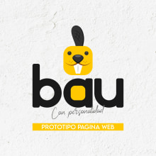 BAU - Prototipo de Pagina Web. UX / UI, e Web Design projeto de Astrid Aillón - 21.09.2022