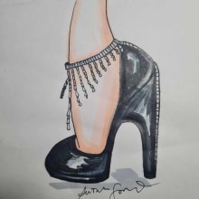 Il mio progetto del corso: Design di calzature da zero. Design, Design de acessórios, Moda, Design de calçados, Design de moda, e Desenho de moda projeto de Antonella Sollecito - 06.01.2024