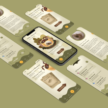 Memory Lane - Mobile Application. Design, UX / UI, and Children's Illustration project by Alexa - 01.02.2024