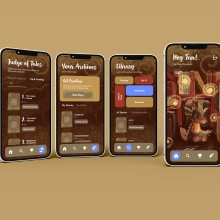 Whimsy - Mobile Application. Un proyecto de Diseño, UX / UI, Diseño mobile y Desarrollo de apps de Alexa - 02.01.2024
